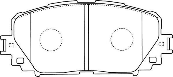 Kavo Parts BP-9118 - Brake Pad Set, disc brake www.autospares.lv