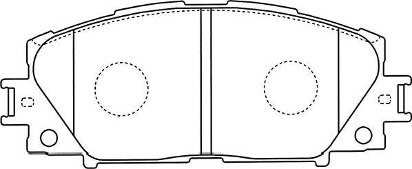 Kavo Parts BP-9112 - Bremžu uzliku kompl., Disku bremzes autospares.lv