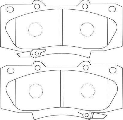 Kavo Parts BP-9139 - Brake Pad Set, disc brake www.autospares.lv