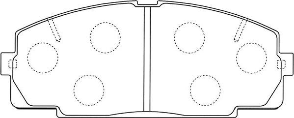 Kavo Parts BP-9135 - Brake Pad Set, disc brake www.autospares.lv