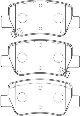 Kavo Parts BP-9132 - Bremžu uzliku kompl., Disku bremzes autospares.lv