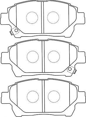 Kavo Parts BP-9120 - Bremžu uzliku kompl., Disku bremzes autospares.lv