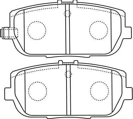 Kavo Parts BP-4564 - Bremžu uzliku kompl., Disku bremzes www.autospares.lv