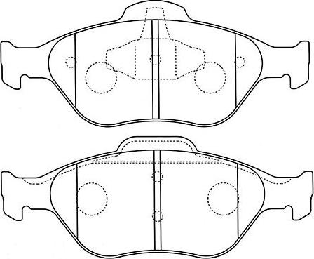 Kavo Parts BP-4567 - Тормозные колодки, дисковые, комплект www.autospares.lv