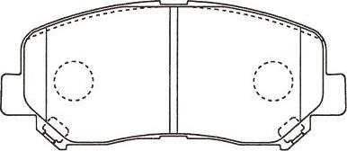 Kavo Parts BP-4582 - Brake Pad Set, disc brake www.autospares.lv