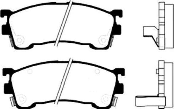 Kavo Parts BP-4520 - Brake Pad Set, disc brake www.autospares.lv