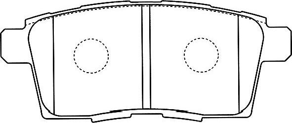 Kavo Parts BP-4574 - Brake Pad Set, disc brake www.autospares.lv