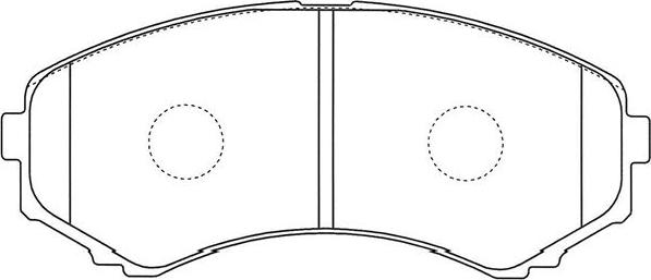 Kavo Parts BP-4575 - Тормозные колодки, дисковые, комплект www.autospares.lv