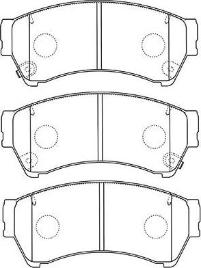 Kavo Parts BP-4572 - Bremžu uzliku kompl., Disku bremzes www.autospares.lv