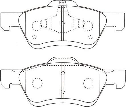 Kavo Parts BP-4577 - Bremžu uzliku kompl., Disku bremzes autospares.lv