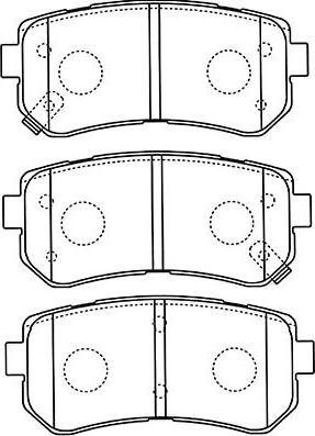 Kavo Parts BP-4018 - Bremžu uzliku kompl., Disku bremzes www.autospares.lv