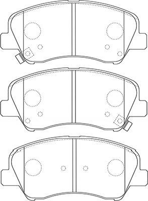 Kavo Parts BP-4026 - Тормозные колодки, дисковые, комплект www.autospares.lv