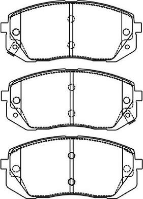 Kavo Parts BP-4021 - Тормозные колодки, дисковые, комплект www.autospares.lv