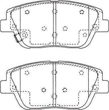 Kavo Parts BP-4028 - Bremžu uzliku kompl., Disku bremzes autospares.lv