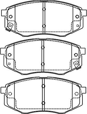 Kavo Parts BP-4027 - Тормозные колодки, дисковые, комплект www.autospares.lv