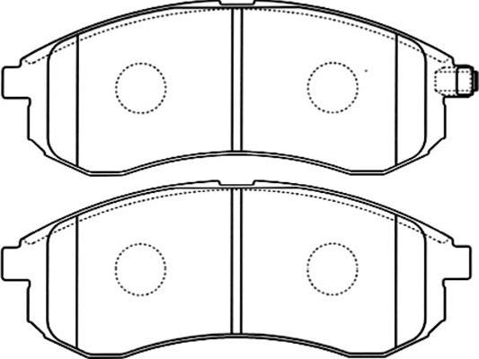 Kavo Parts BP-5540 - Bremžu uzliku kompl., Disku bremzes autospares.lv