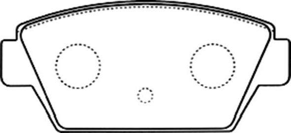 Kavo Parts BP-5551 - Brake Pad Set, disc brake www.autospares.lv