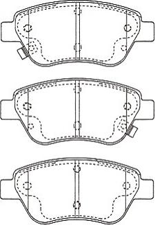 FIT FP1616E - Brake Pad Set, disc brake www.autospares.lv