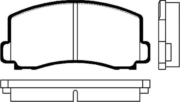 DOYEN GDB0312 - Brake Pad Set, disc brake www.autospares.lv