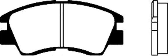 Kavo Parts BP-5507 - Brake Pad Set, disc brake www.autospares.lv