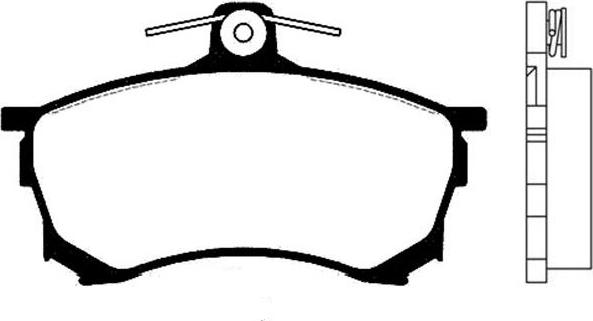 Kavo Parts BP-5515 - Brake Pad Set, disc brake www.autospares.lv