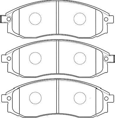 Kavo Parts BP-5535 - Brake Pad Set, disc brake www.autospares.lv