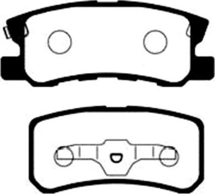 Kavo Parts BP-5531 - Brake Pad Set, disc brake www.autospares.lv