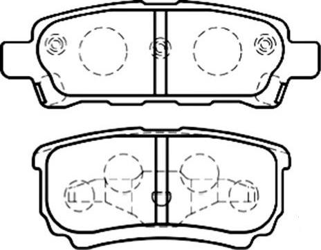 Kavo Parts BP-5538 - Bremžu uzliku kompl., Disku bremzes autospares.lv