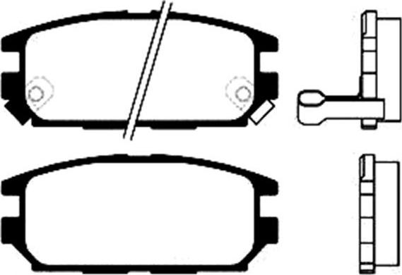 Kavo Parts BP-5524 - Brake Pad Set, disc brake www.autospares.lv