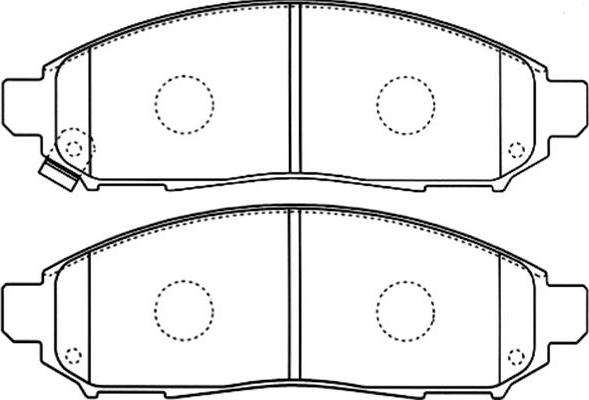 Kavo Parts BP-6594 - Bremžu uzliku kompl., Disku bremzes www.autospares.lv