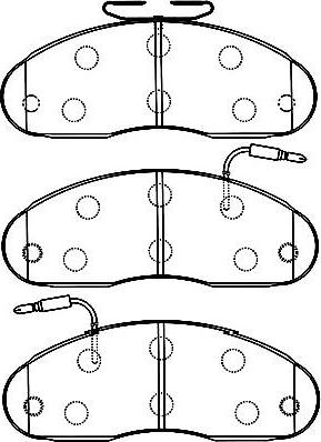 Kavo Parts BP-6598 - Bremžu uzliku kompl., Disku bremzes autospares.lv