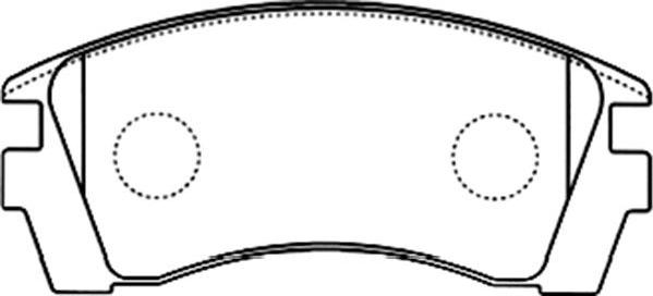 Kavo Parts BP-6592 - Brake Pad Set, disc brake www.autospares.lv