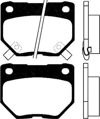 Kavo Parts BP-6548 - Brake Pad Set, disc brake www.autospares.lv