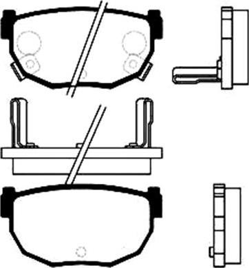 Kavo Parts BP-6542 - Bremžu uzliku kompl., Disku bremzes www.autospares.lv