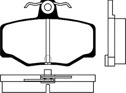 Kavo Parts BP-6547 - Bremžu uzliku kompl., Disku bremzes autospares.lv