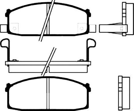 Kavo Parts BP-6509 - Bremžu uzliku kompl., Disku bremzes autospares.lv