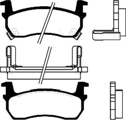 Kavo Parts BP-6519 - Bremžu uzliku kompl., Disku bremzes www.autospares.lv