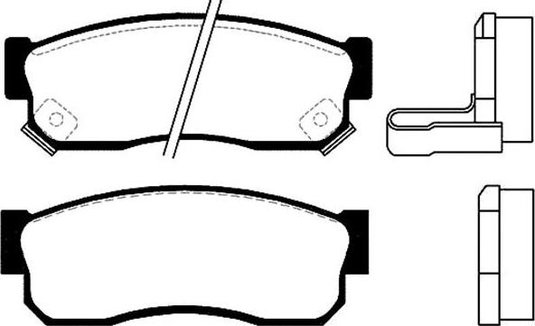 Kavo Parts BP-6510 - Brake Pad Set, disc brake www.autospares.lv