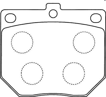 Jurid 2840546 - Brake Pad Set, disc brake www.autospares.lv