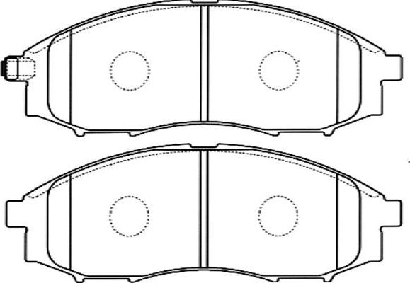 Kavo Parts BP-6581 - Bremžu uzliku kompl., Disku bremzes www.autospares.lv