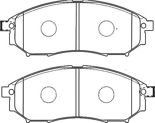 Kavo Parts BP-6583 - Bremžu uzliku kompl., Disku bremzes www.autospares.lv