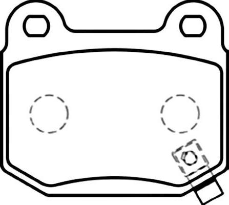 Kavo Parts BP-6574 - Brake Pad Set, disc brake www.autospares.lv