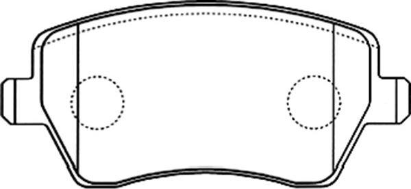 Kavo Parts BP-6570 - Brake Pad Set, disc brake www.autospares.lv