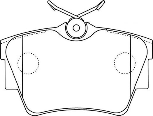 Kavo Parts BP-6608 - Bremžu uzliku kompl., Disku bremzes autospares.lv