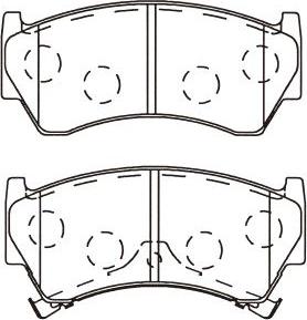 BENDIX 572396 - Bremžu uzliku kompl., Disku bremzes www.autospares.lv