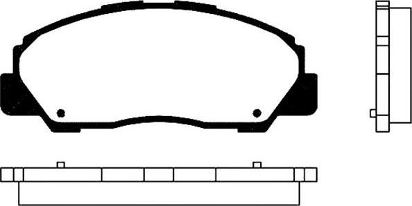 Kavo Parts BP-1506 - Brake Pad Set, disc brake www.autospares.lv