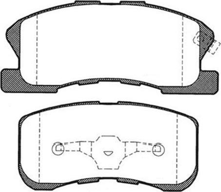 Kavo Parts BP-1510 - Bremžu uzliku kompl., Disku bremzes www.autospares.lv