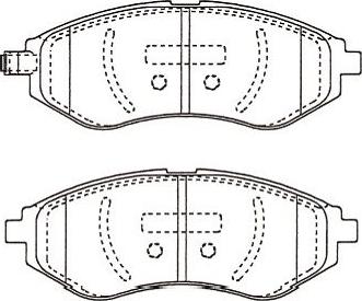 Kavo Parts BP-1021 - Bremžu uzliku kompl., Disku bremzes www.autospares.lv