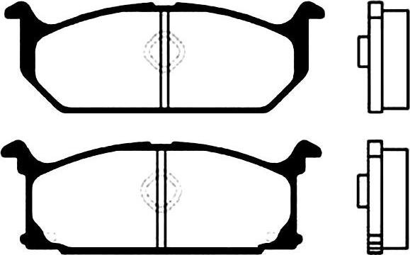 Kavo Parts BP-8502 - Brake Pad Set, disc brake www.autospares.lv