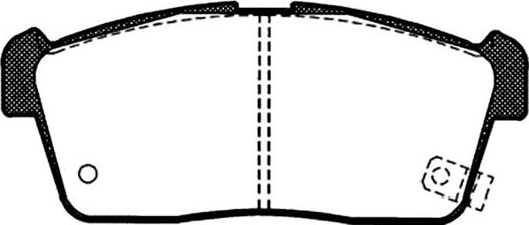 Kavo Parts BP-8516 - Brake Pad Set, disc brake www.autospares.lv